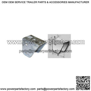 2" Wide Galvanized Trailer Winch Mount Bracket