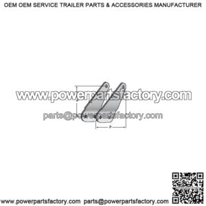 Galvanized Bow Stop Brackets (1-pair)