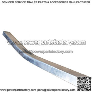 3" x 2" x 41" Galvanized Trailer Crossbar, 11ga