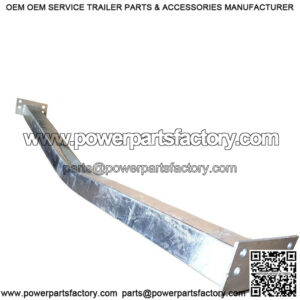 3" x 3" x 67" Galvanized Trailer Crossbar, 11ga