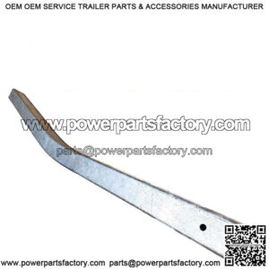 3" x 3" x 66" Galvanized Trailer Crossbar, 11ga