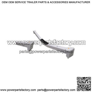 3" x 3" x 70" White Rear Trailer Crossbar