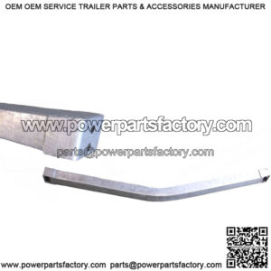 3" x 3" x 71" Galvanized Trailer Crossbar