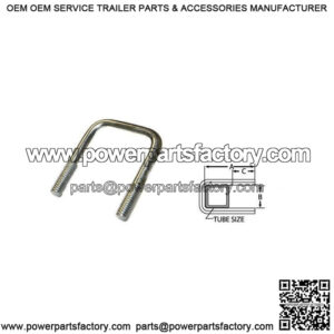 3/8"-16 Square U-Bolt, 1-13/16" x 1-3/4"