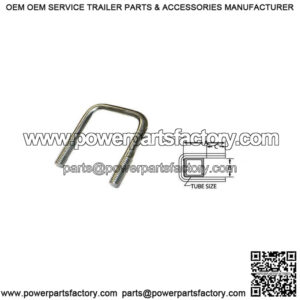 3/8"-16 Square U-Bolt, 3-1/16" x 4-1/8"