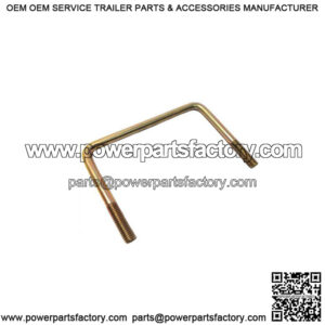 3/8" Square Zinc Plated U-Bolt  5-1/8" x 3-3/4"