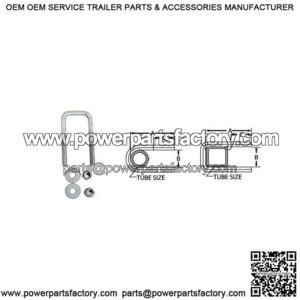 7/16" Square U-Bolt, 3-1/16" x 4-5/16"