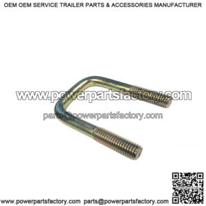 1/2" Square Zinc Plated U-Bolt  1-7/8" x 3-1/2"