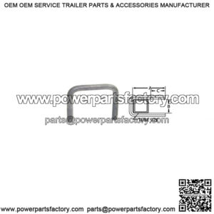 7/16" Galvanized Square U-Bolt,  4-1/16" x 2-13/16"