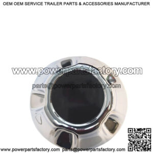 Chrome Trailer Hub Cover, 5 on 5"