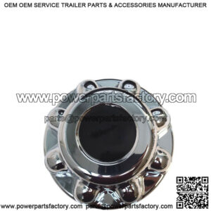Chrome Trailer Hub Cover, 8 on 6-1/2"
