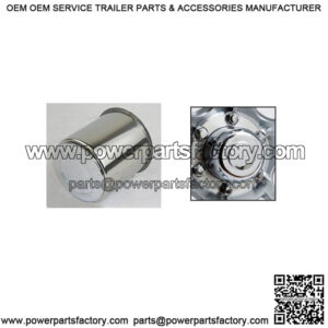 Stainless Steel 3.125" O.D. Wheel Center Cap