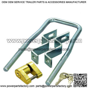 Spare Trailer Tire Mount with Lock