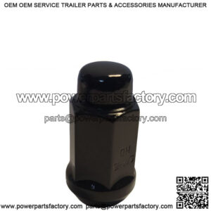 Black Lug Nut, 9/16"-18 Thread