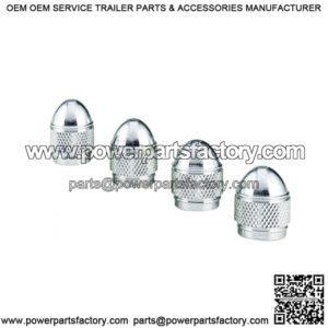 Hopkins Aluminum Valve Stem Caps, Silver