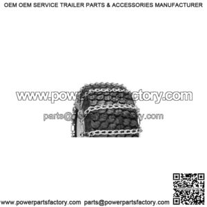 Galvanized Tire Chains, 2-Link 5.30x4.50-6 (Pair)