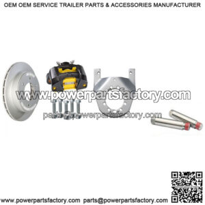 12" Vented Cap Style GalvX Disc Brake Kit