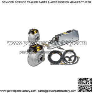 10" Vented Cap Style GalvX Complete Disc Brake Kit w/ Vortex Hubs