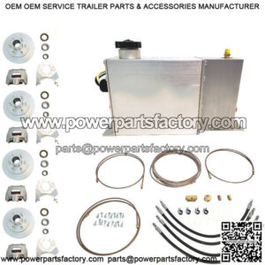 Tandem Axle 12" Dac. Disc Brake Kit, 6k