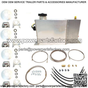 Marine Complete T.A. 12" Dac. Slip-On Disc Brake Kit, 6k