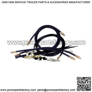 20' Single Axle Disc/Drum Flexible Brake Tubing Kit