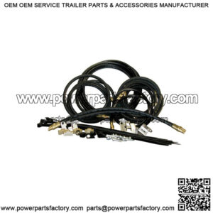 20' Tandem Axle Disc/Drum Flexible Brake Tubing Kit