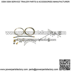 20' Single Axle Trailer DISC Brake Tubing Kit