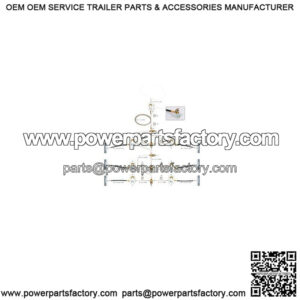 Tri-Axle Axle Trailer Brake Tubing Kit