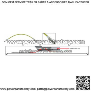 18" Stainless Steel Flexible Trailer Brake Hose