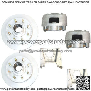 Single Axle 13" Dacromet Disc Brake Kit, 7k