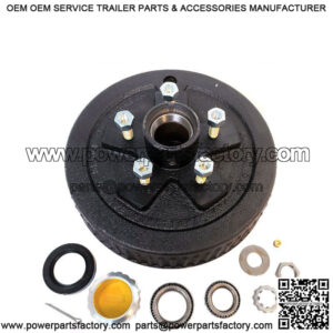 10" x 2-1/4" Oil Bath Brake Drum & Hub, 5 on 4.5