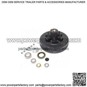 12" x 2" Brake Drum & Hub,  6 on 5.5 w/EZ-Lube Cap