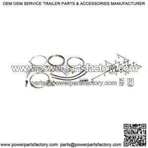 24'6" Tandem Axle Trailer Brake Tubing Kit