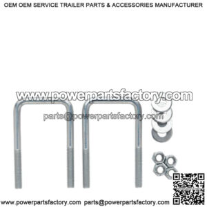 3/8" Square U-Bolt Kit