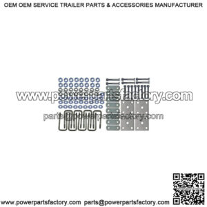 Tandem Axle Mounting Kit for 2" Square Axles