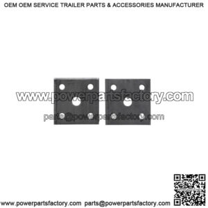 Tie Plates for 1-7/8" Axle Tube, (2 pack)