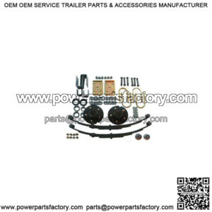 2200 lb. Leaf Spring Suspension Kit w/5-Lug Hubs