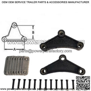 Tandem Axle Suspension Kit w/ 33" Axle Spacing