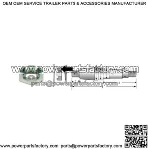 Castle Nut for mounting Spindle