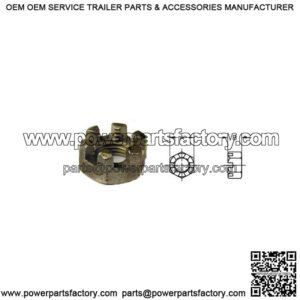 1" - 14 Slotted Axle Spindle Nut