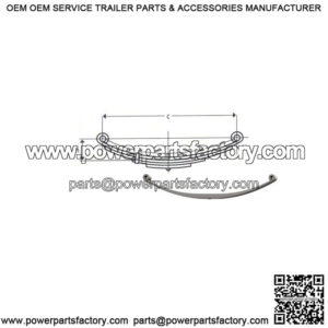 25.25" Double Eye Mono-Leaf Spring ( 3000 lb.)