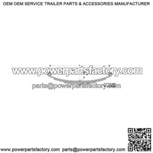 25-1/4" Double Eye Leaf Spring, (3 Leaves)