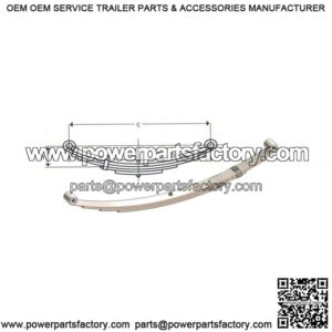 27" Double Eye Leaf Spring (6 leaves / 3000 lb.)
