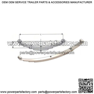 28" Double Eye Leaf Spring (5 leaves / 1150 lb.)