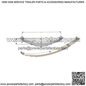 29.70" Double Eye Leaf Spring (3 leaves / 650 lb.)