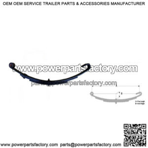 26.38" C-Hook Leaf Spring (3 leaves / 1500 lb.)