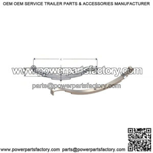 26.98" Slipper Leaf Spring (5 leaves / 3000 lb.)