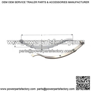 24.62" Slipper Leaf Spring (5 leaves / 1,240 lb.)