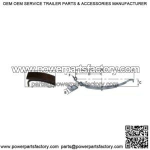 29" Hook End Slipper Trailer Leaf Spring (6 leaves)