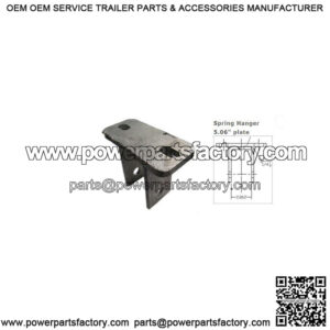 Galvanized Bolt-On Spring Hanger, 5.06" Plate